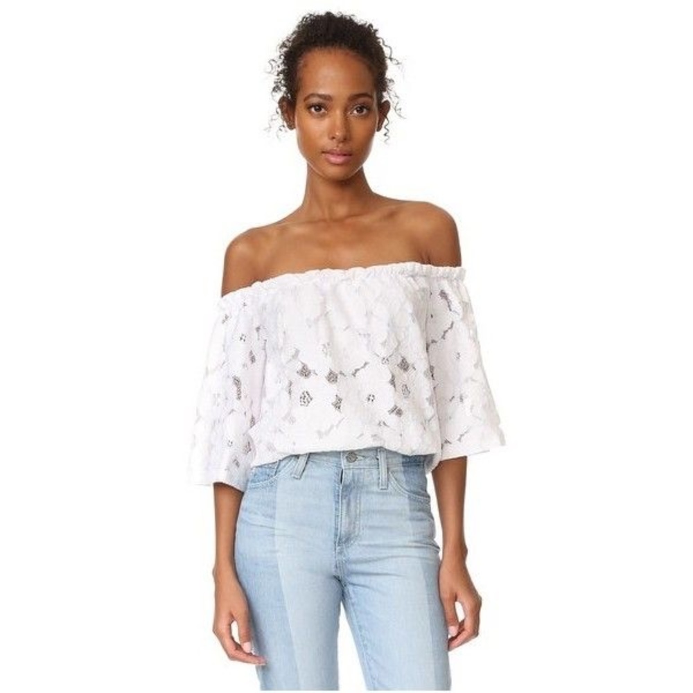 Jack by B.B. Dakota Off the Shoulder White Top